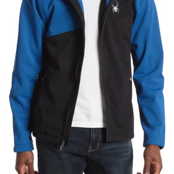 🆕️ SPYDER Hooded Hydroweb Soft Shell Jacket - Picture 3 of 9